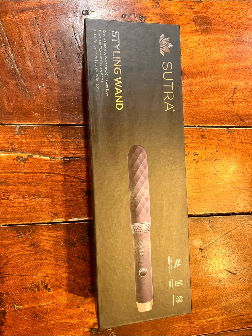 SUTRA Purple Styling Wand - Professional Hair Tool